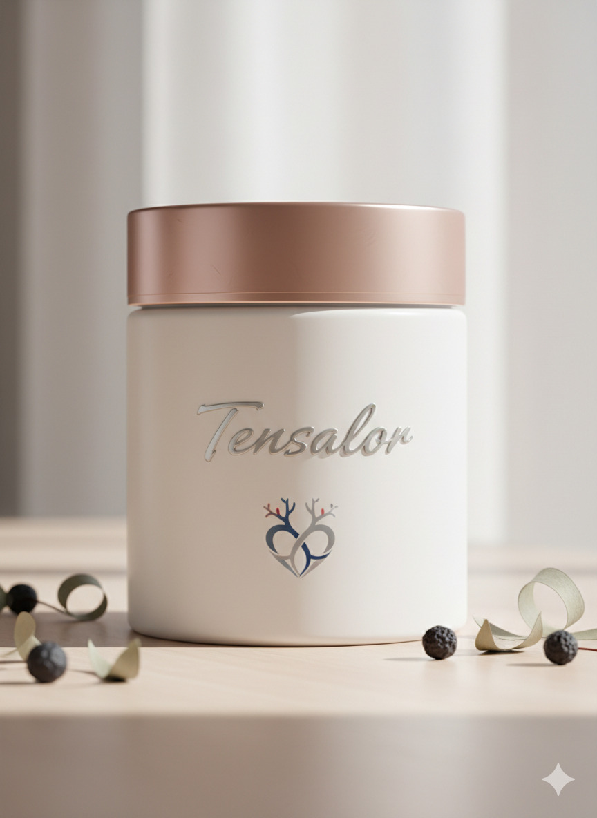 Tensalor food supplement packaging